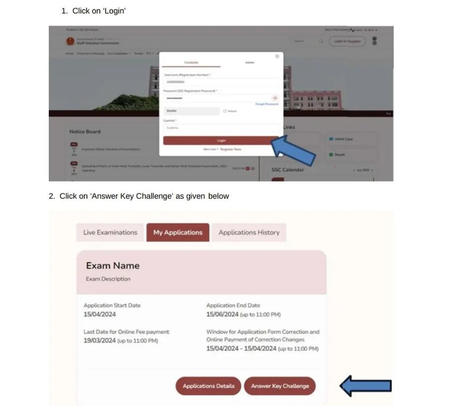 SSC CGL Tier 1 Answer Key 2024
