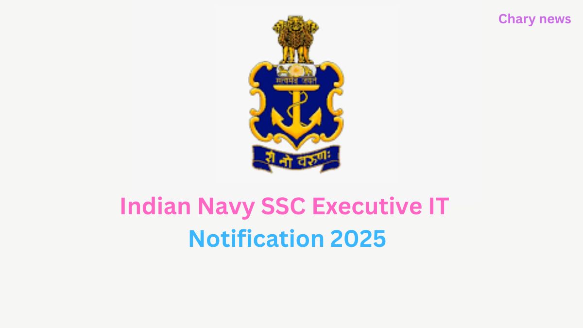 Indian Navy SSC Executive IT Recruitment 2024