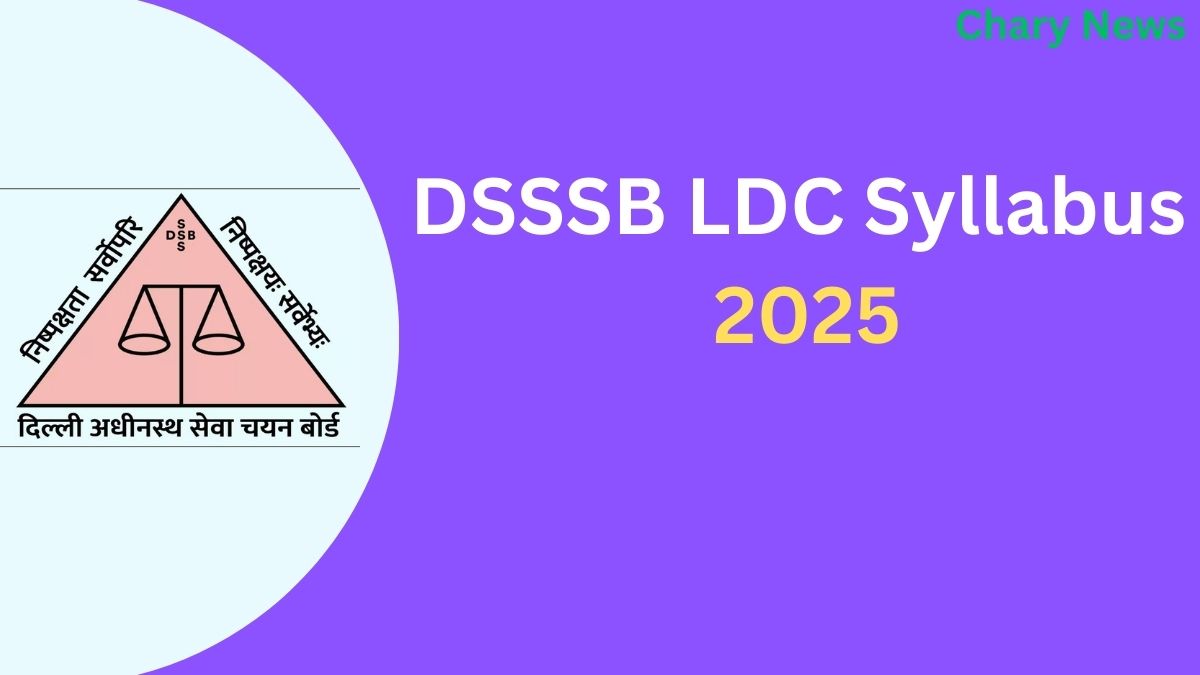 DSSSB LDC Syllabus 2025