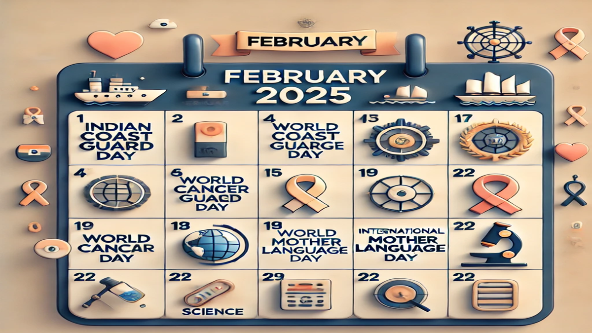 February 2025 Important Days and Their History Complete List